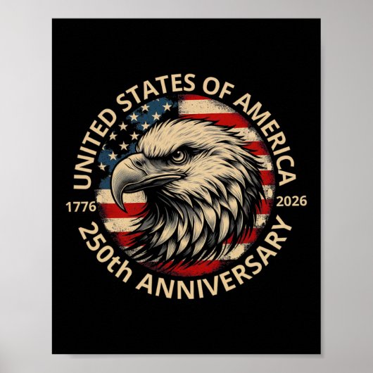 250 Jaar Amerika Viering 250e Onafhankelijkheid D Poster (Voorkant)