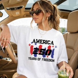 250 Jaar Amerika Viering 250e Onafhankelijkheid D T-shirt