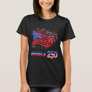 250 jaar Amerika viering 250e onafhankelijkheid T-shirt