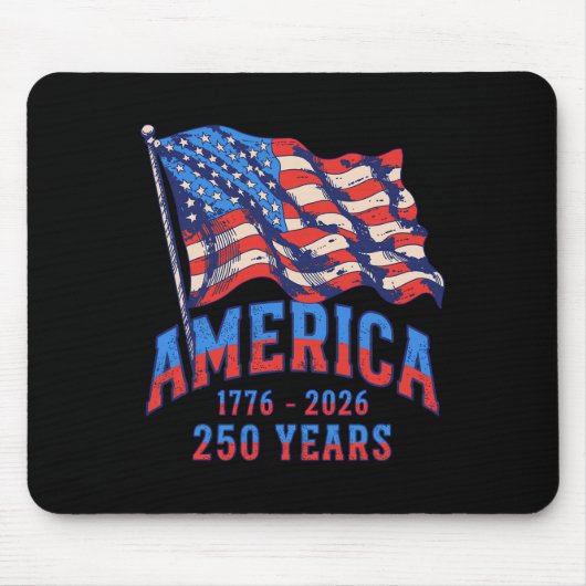 250 jaar Amerika viering 250e onafhankelijkheidsda Muismat (Voorkant)