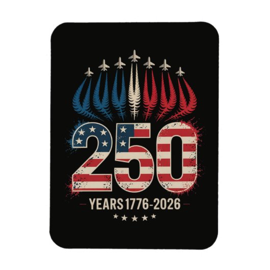 250 Jaar Amerika Viering Magneet (Verticaal)