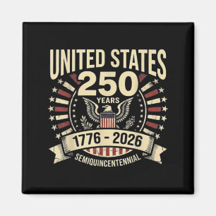 250 Jaar Amerika Viering USA 4 juli Magneet