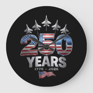 250 Jaar Amerikaans 1776 2026 250e USA Patriottisc Grote Klok