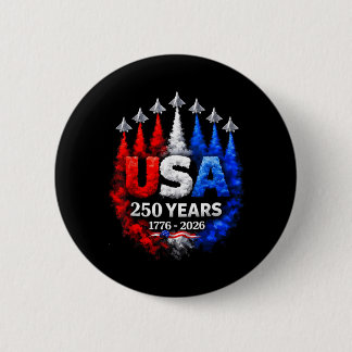 250 Jaar Amerikaans 1776 2026 250e USA Patriottisc Ronde Button 5,7 Cm
