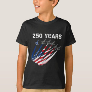 250 jaar Amerikaans 1776 2026 250ste verjaardag us T-shirt