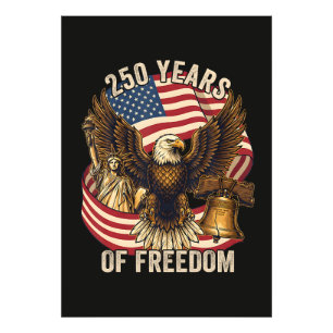 250 Jaar Amerikaans 1776-2026 Foto Afdruk