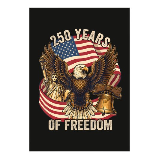 250 Jaar Amerikaans 1776-2026 Foto Afdruk (Voorkant)