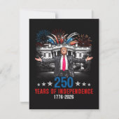 250 Jaar Amerikaans 1776 2026 Kaart (Voorkant)