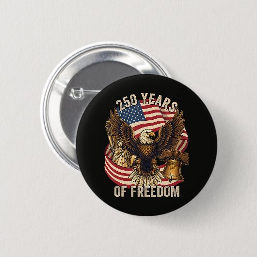 250 Jaar Amerikaans 1776-2026 Ronde Button 5,7 Cm (Voorkant /achterkant)