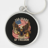 250 Jaar Amerikaans 1776-2026 Sleutelhanger (Voorkant)