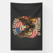 250 Jaar Amerikaans 1776-2026 Spandoek (Verticaal)