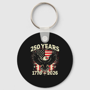 250 Jaar Amerikaans 1776 2026 Vintage Wij Het Volk Sleutelhanger