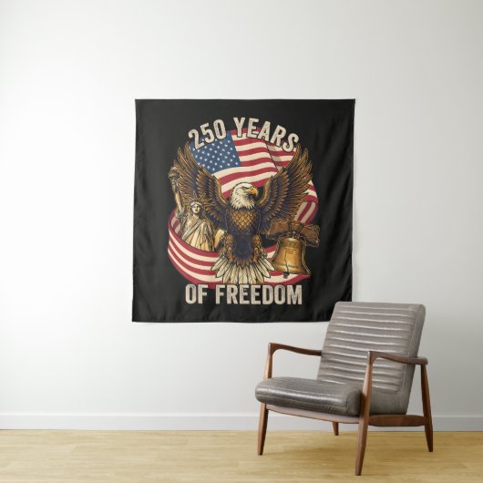 250 Jaar Amerikaans 1776-2026 Wandkleed (In situ)