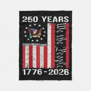 250 Jaar amerikaans 250ste verjaardag usa vlag 4 Fleece Deken