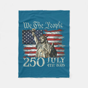 250 jaar amerikaans 250ste verjaardag usa vlag 4e fleece deken
