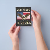 250 Jaar Amerikaans Erfgoed 1776 2026 Flyer (Hand)