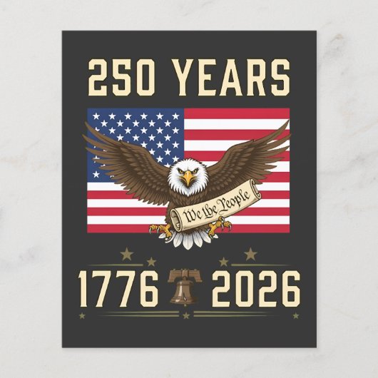 250 Jaar Amerikaans Erfgoed 1776 2026 Flyer (Voorkant)