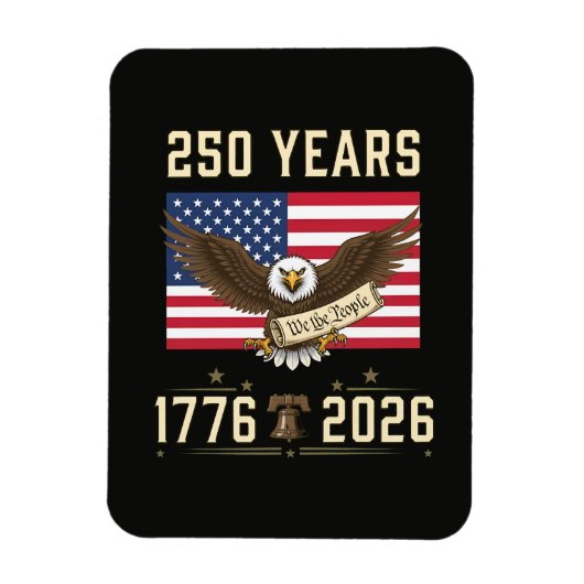 250 Jaar Amerikaans Erfgoed 1776 2026 Magneet (Verticaal)