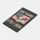 250 Jaar Amerikaans Erfgoed 1776 2026 Post-it® Notes (Schuin)