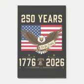 250 Jaar Amerikaans Erfgoed 1776 2026 Post-it® Notes (Voorkant)