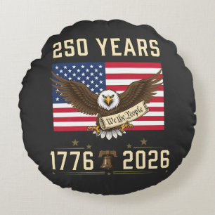 250 Jaar Amerikaans Erfgoed 1776 2026 Rond Kussen