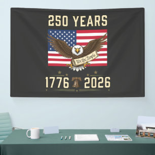 250 Jaar Amerikaans Erfgoed 1776 2026 Spandoek