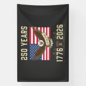 250 Jaar Amerikaans Erfgoed 1776 2026 Spandoek (Verticaal)