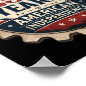 250 jaar Amerikaans Jubileum - 250ste onafhankelij Poster (Hoek)