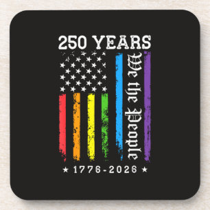 250 jaar Amerikaanse 250e verjaardag US LGBT Pr Bier Onderzetter