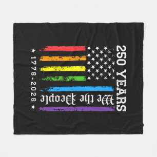 250 jaar Amerikaanse 250e verjaardag US LGBT Pr Fleece Deken