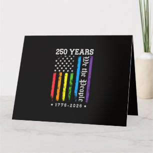 250 Jaar Amerikaanse 250e Verjaardag US LGBT Pr Kaart
