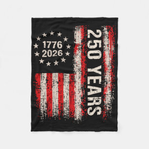 250 Jaar Amerikaanse Geschiedenis Herdenkingskunst Fleece Deken