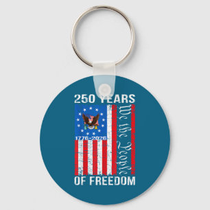 250 jaar Amerikaanse jubileum 250e usa us vlag 4 Sleutelhanger