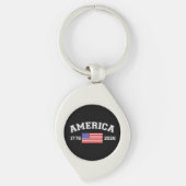250 jaar Amerikaanse onafhankelijkheid 1776 2026 Sleutelhanger (Voorkant)