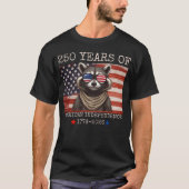 250 jaar Amerikaanse onafhankelijkheid - Funny Pat T-shirt (Voorkant)