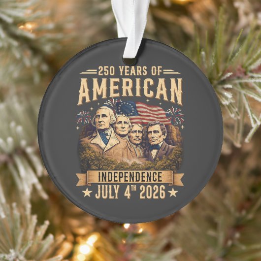 250 Jaar Amerikaanse Onafhankelijkheid Ornament (Boom)