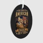 250 Jaar Amerikaanse Onafhankelijkheid Ornament (voorkant)