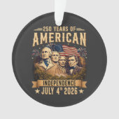 250 Jaar Amerikaanse Onafhankelijkheid Ornament (voorkant)