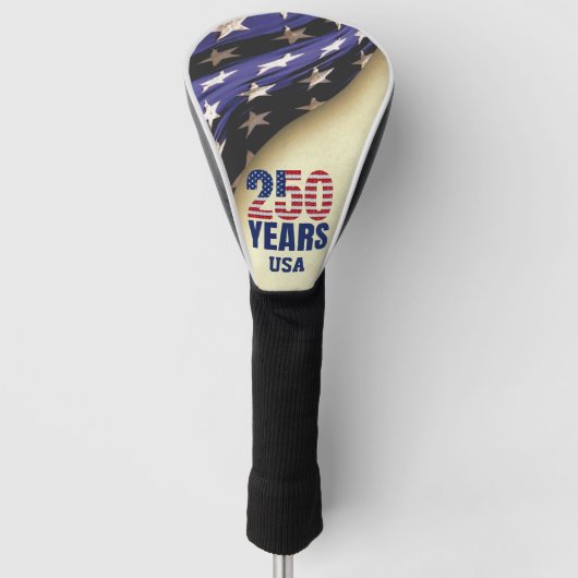 250 Jaar Amerikaanse Onafhankelijkheid Souvenir Golfheadcover (Voorkant)