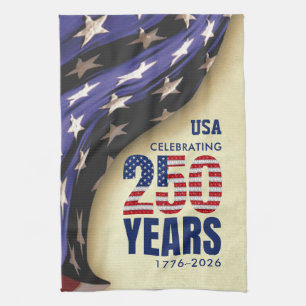 250 Jaar Amerikaanse Onafhankelijkheid Souvenir Theedoek