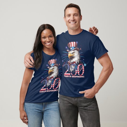 250 jaar Amerikaanse onafhankelijkheid T-shirt (Unisex)