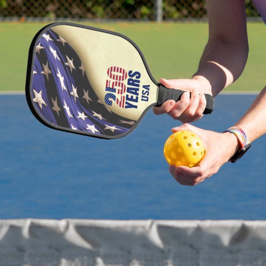 250 Jaar Amerikaanse Onafhankelijkheid Verjaardag Pickleball Paddle (Insitu)