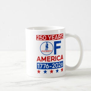 250 jaar Amerikaanse revolutie Semiquincentenni Koffiemok