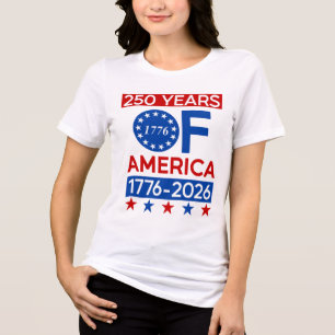 250 jaar Amerikaanse revolutie Semiquincentenni Tri-Blend Shirt