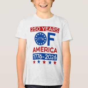 250 jaar Amerikaanse revolutie Semiquincentenni Tri-Blend Shirt
