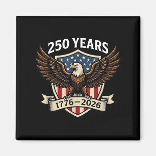 250 Jaar Amerikaanse Verjaardag 1776-2026 Adelaar Magneet