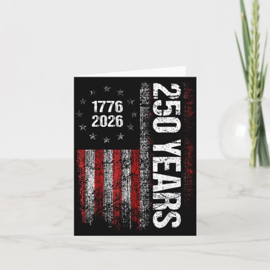 250 Jaar Amerikaanse Viering 250e Onafhankelijkhei Kaart (Voorkant)
