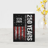 250 Jaar Amerikaanse Viering 250e Onafhankelijkhei Kaart (Gele Bloem)