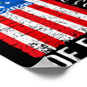 250 jaar Amerikaanse viering 250e usa vlag 4e Poster (Hoek)