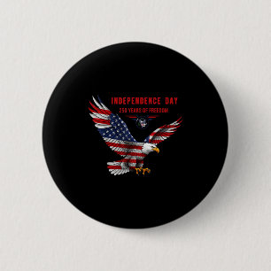 250 jaar Amerikaanse viering 250ste onafhankelijkh Ronde Button 5,7 Cm
